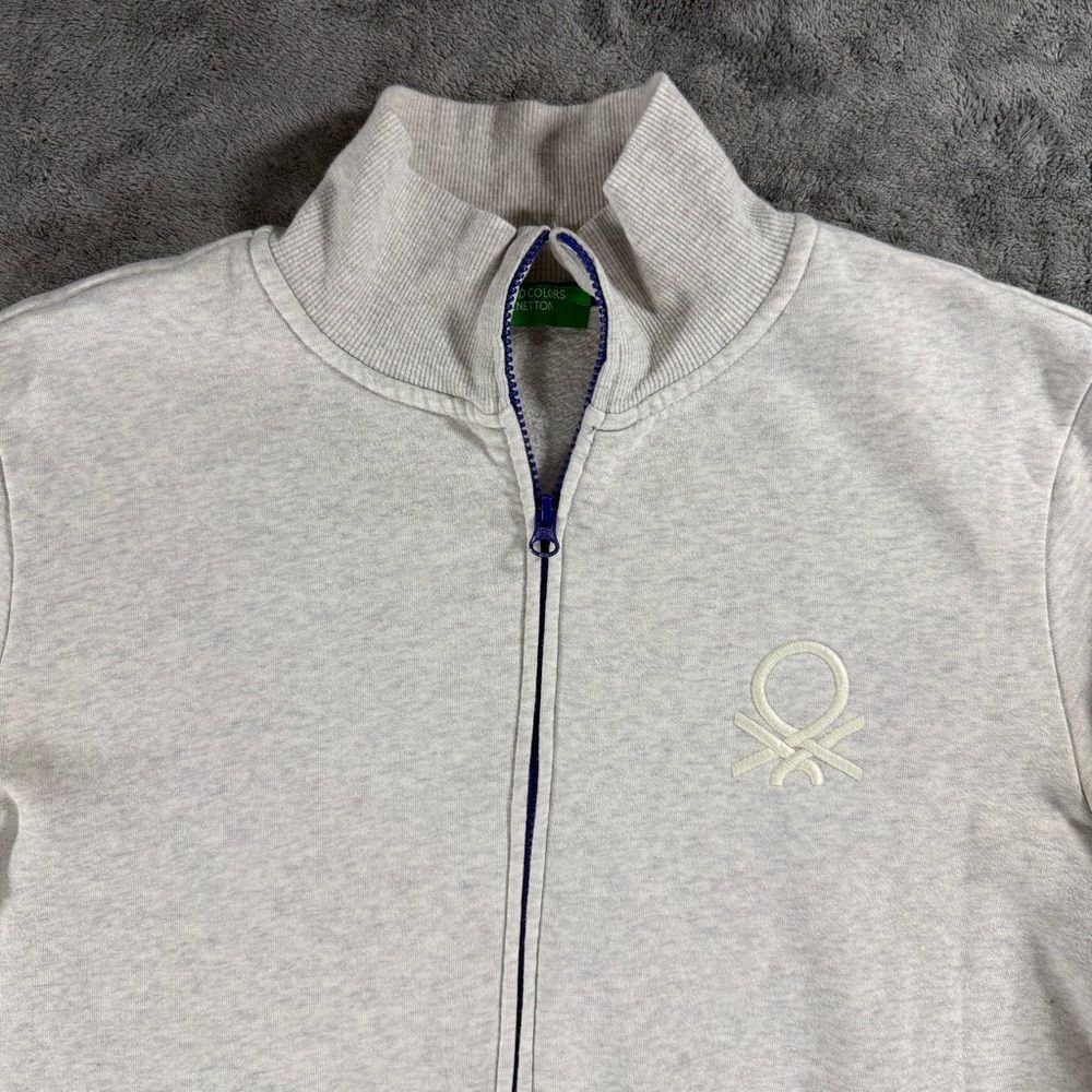 United Colors of Benetton Pure Cotton Sweatshirt Full Zip High‎ Collar Comfy